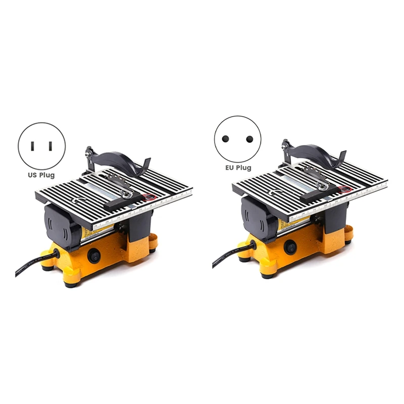 

Multifunction Mini Bench Saw Mini Table Saw For Cutting Wood Copper Aluminium 4 Inch US Plug