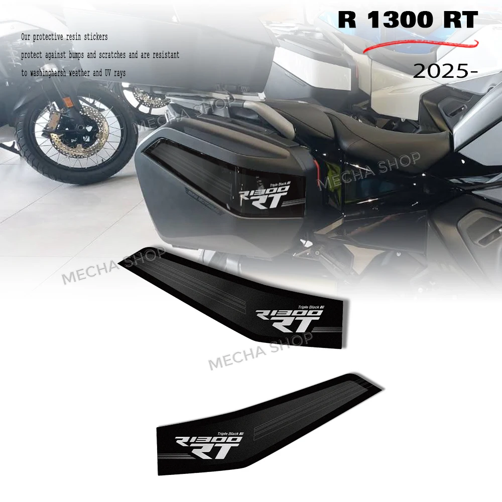 

For R 1300 RT R1300 RT Triple Black 2025 Touring Side Kit Impulse Alpine White Motorcycle Protection Suitcase Stickers Kit