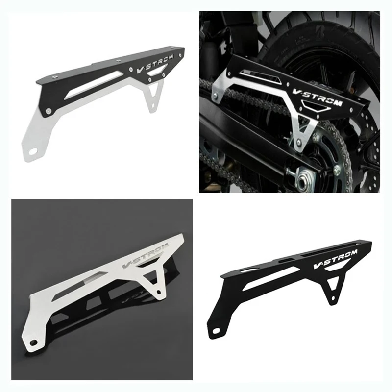 Motorbike Rear Drive Chain Guard Guide Cover Protection For Suzuki V-Strom 650 VStrom DL650 2004 2005 2006 2007 2008 2009 2010