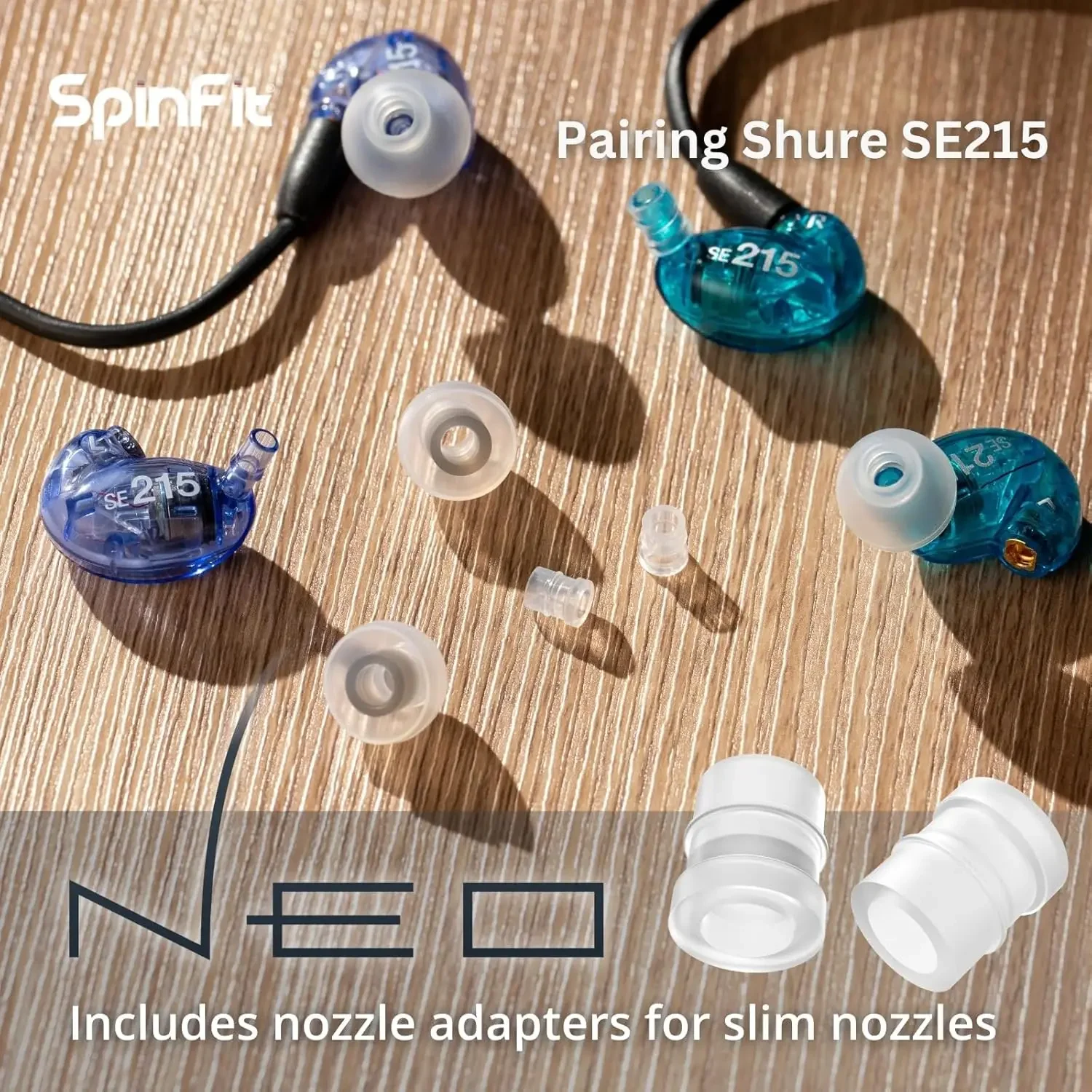 SpinFit NEO for IEM Silicone Patented Eartips Successor of CP100