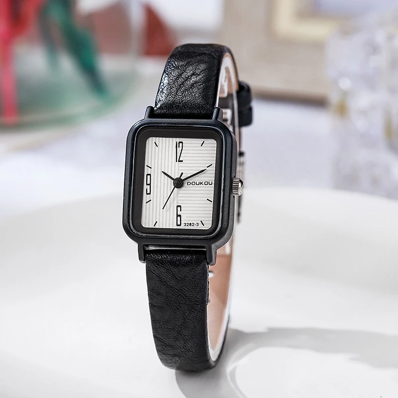 Новые модные женские часы для учеников средней школы, женские экзамены, цифровые наручные часы в студенческом стиле с поясом