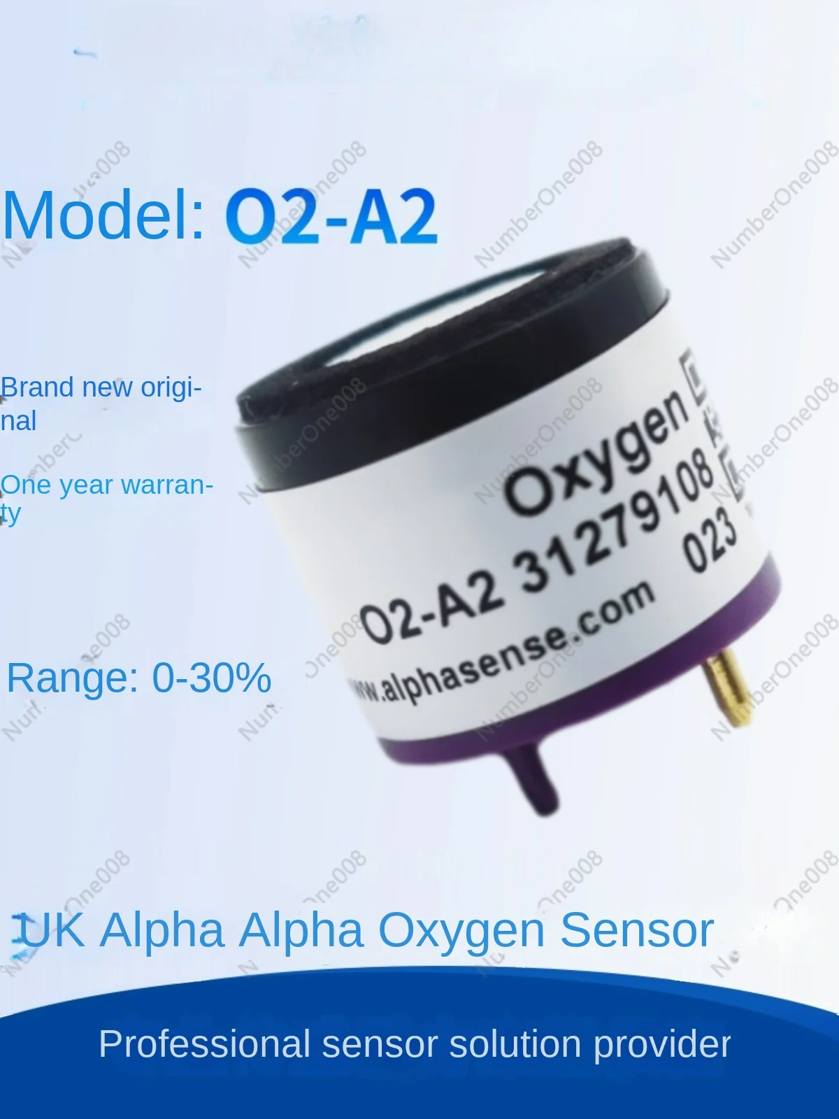 

O2-A2 British Alphasense Alpha Oxygen Sensor Oxygen Battery O2-W2 O2-M2 O2-A3