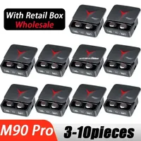 M90 Pro Bluetooth Earphones Smart Headphones Wireless Headset Mini Earbuds Wholesale Microphones Sport TWS Bluetooth Watch Phone