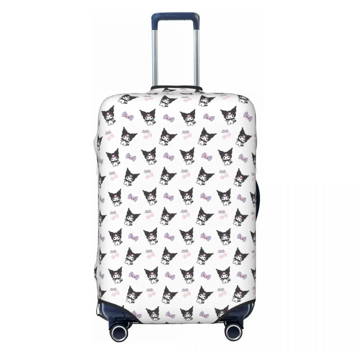 

Custom My Melody And Kuromi Luggage Cover Elastic Travel Suitcase Protective Covers Fits 18-32 Inch