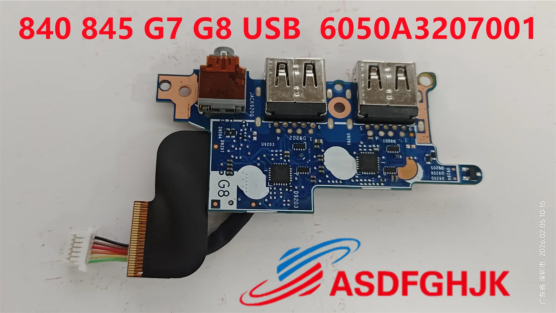 FOR Applicable to HP notebook computers 840, 845 G7, G8, USB small board AUDIO BOARD W CABLE 6050A3207001