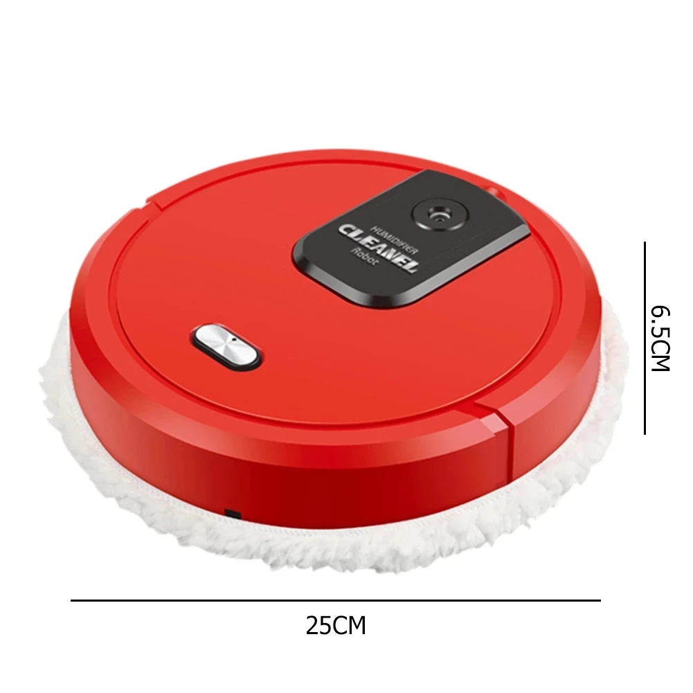 Smart Sweeping and Mop Robot Vacuum Cleaner Household Rechargeable Dry and Wet Home Appliance With Humidifying Spray