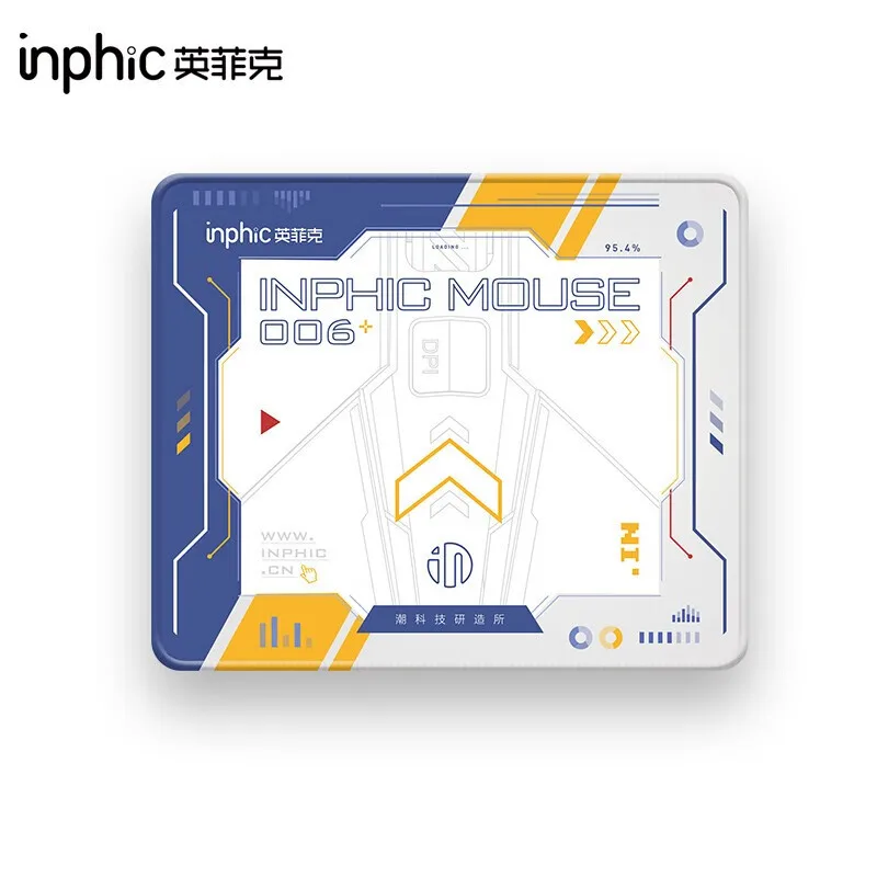 INPHIC IN9 F9 W9PRO ماوس الوسادة المضادة للانزلاق المطاط الألعاب ماوس الوسادة دائم مكتب الوسادة سميكة التماس حافة مناسبة للمكتب والألعاب