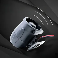 Car Anti-theft Horn Siren, Horn Alarm 12v Tweeter Alarm Treble Voice Speaker High Decibel Intelligent Voice