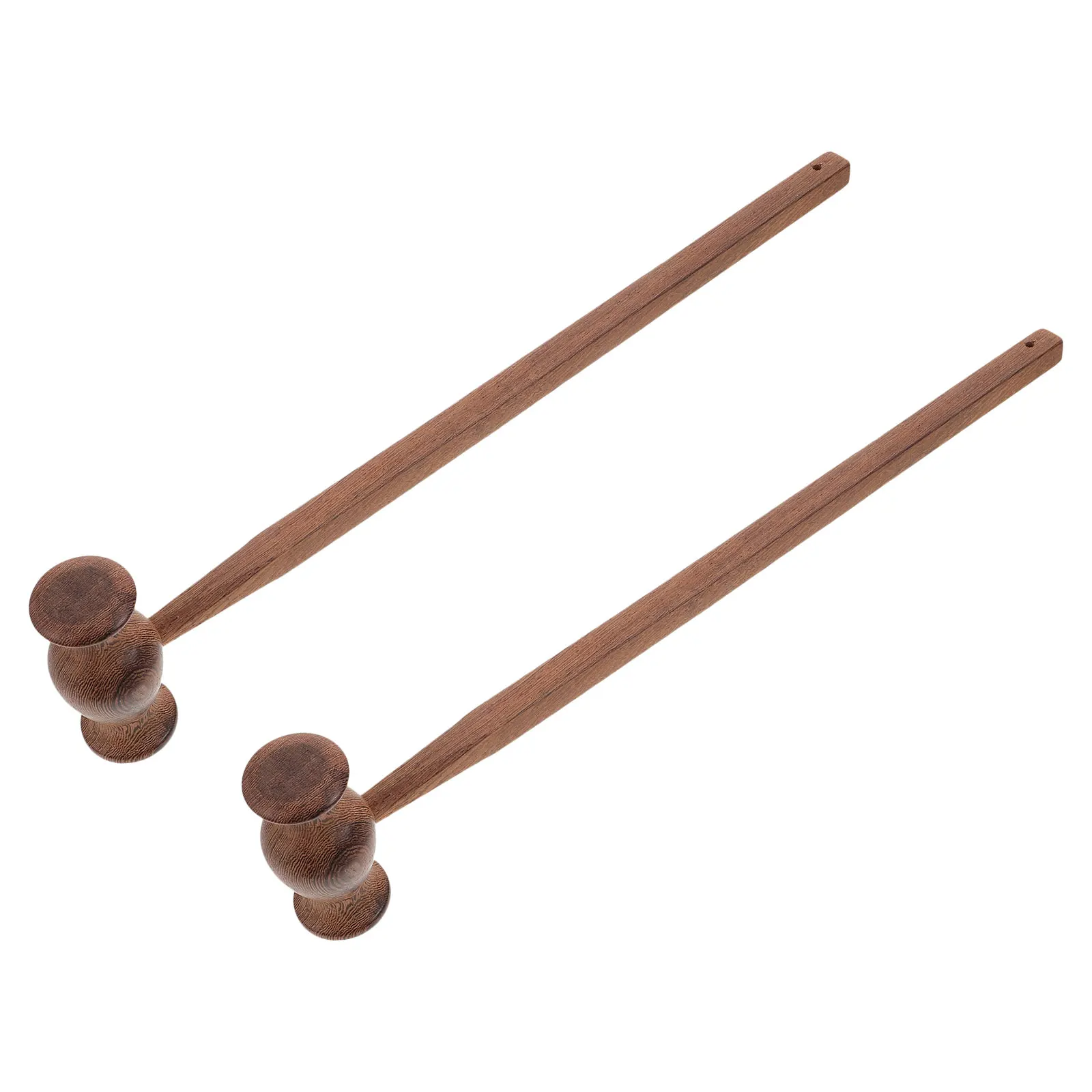 

2Pcs Manual Massage Hammer Chicken Wing Wood Ergonomic Design Full Body Handheld Massager for Home Office Portable Back Shoulder