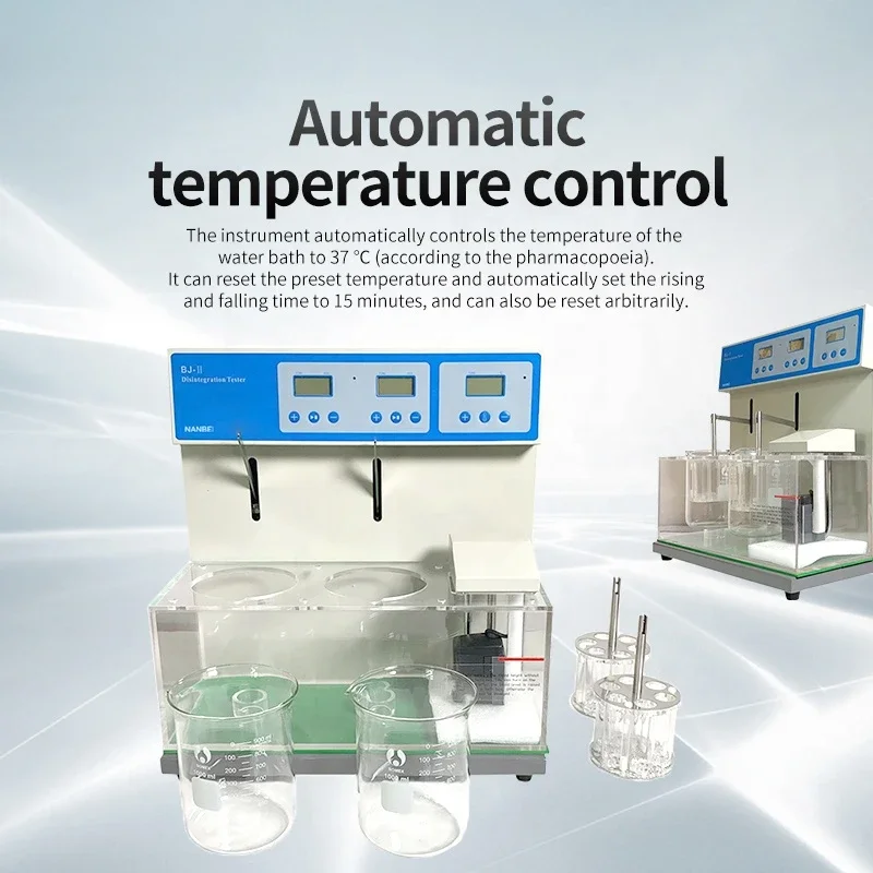 2 Stations Tablet Disintegration Tester for Factory Laboratory Use