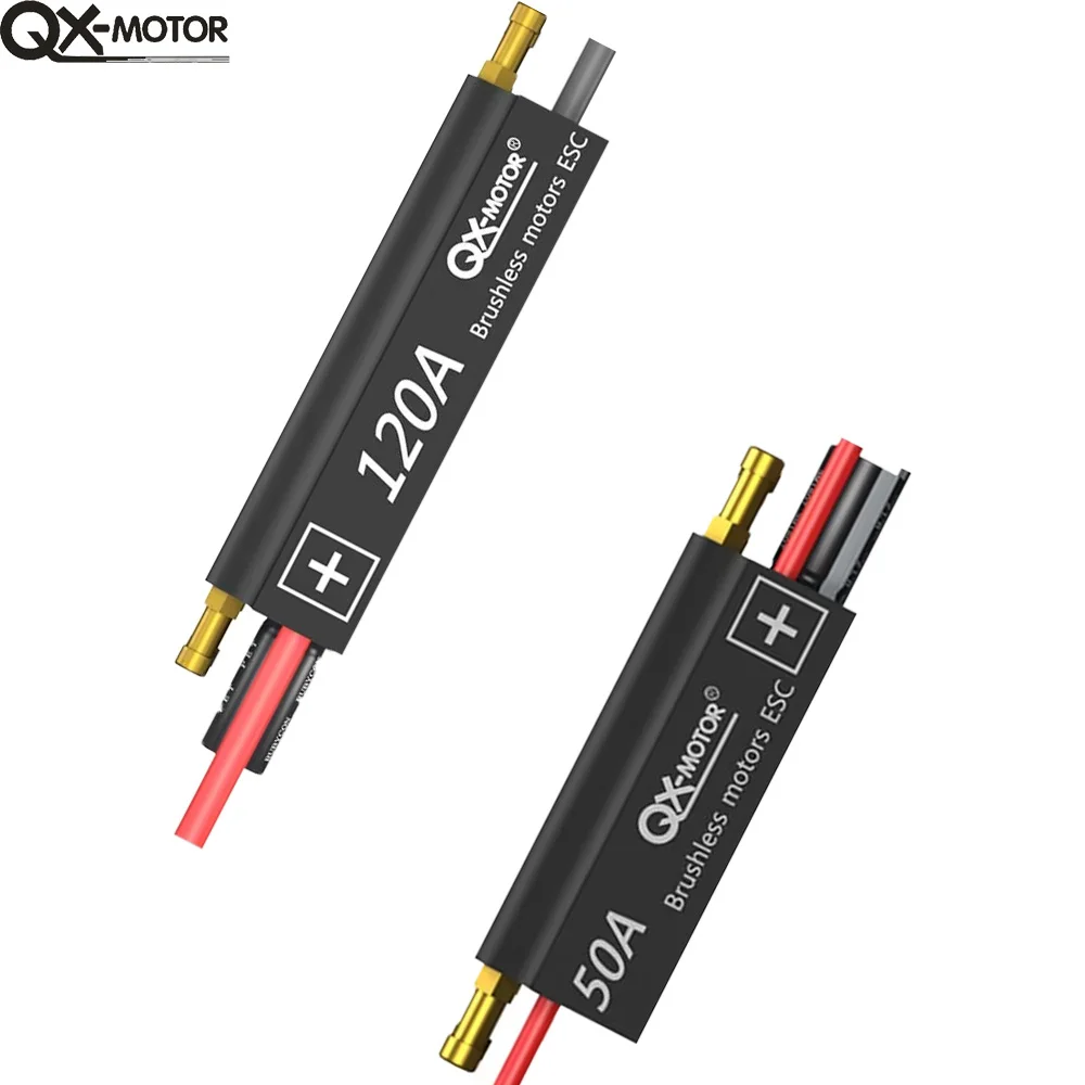 

QX-motor 50A 70A 120A Brushless ESC 2-6S With BEC For Remote Control Ship Models