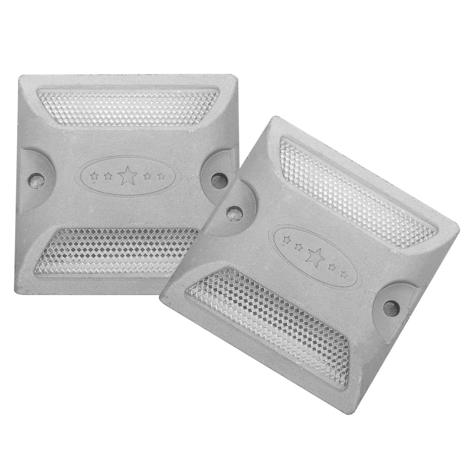 2 Buah Reflektor Jalan Penanda Keselamatan Jalan Raya Paku Reflektif untuk Panduan Fasilitas Jalan Raya