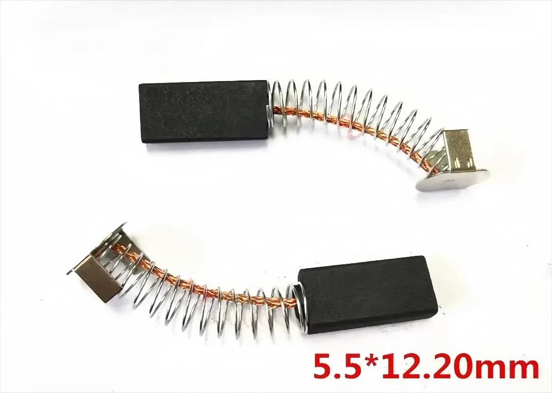 50 pieces5.5×12mm Carbon Brushes Replacement For U400/20/40/80 Lab Single Series Excitation Motor Dispersing Mixer