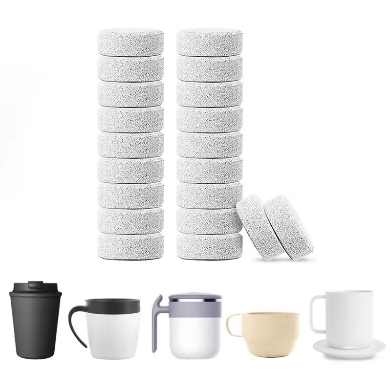 10-80pcs Espresso Coffee Machine Cleaning Tablet Effervescent Tablet Descaling Agent Kitchen Accessories  Cleaning Product