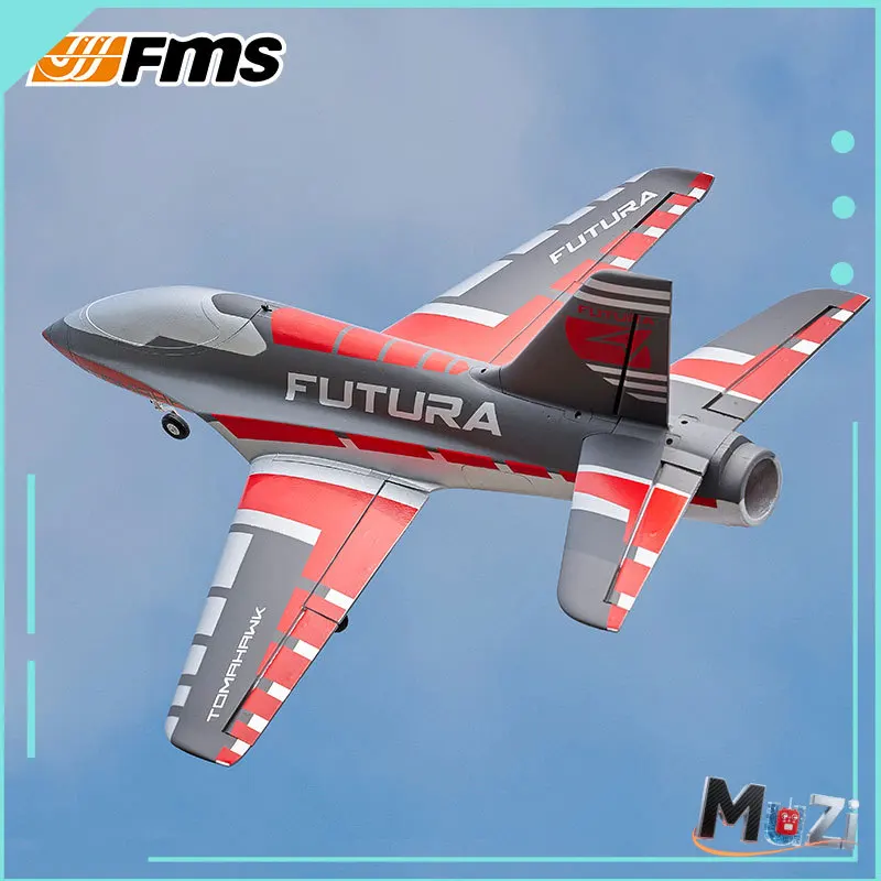 طائرة FMS RC 64 مللي متر فوتورا توماهوك مع اللوحات مدرب رياضي مروحة أنبوبية EDF Jet 3 ألوان نموذج طائرة هواية طائرة Avion PNP