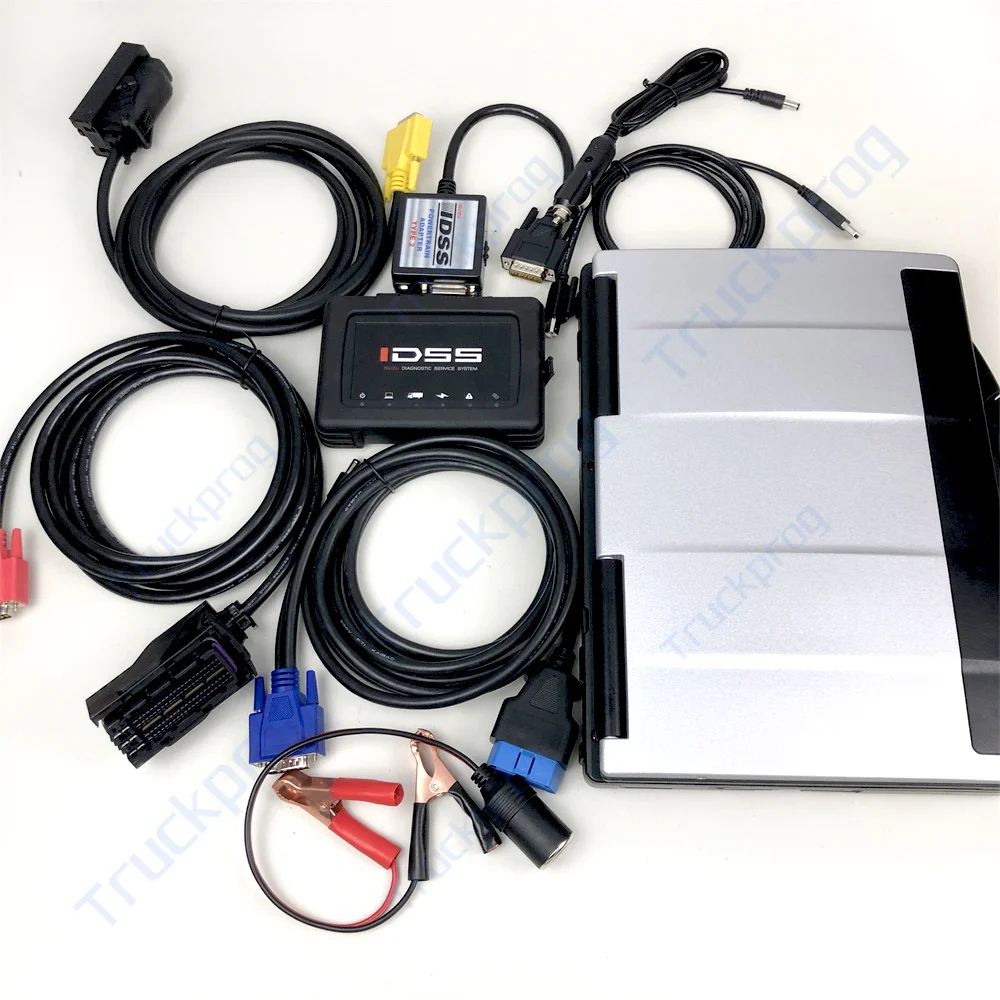 Adaptor sistem servis diagnostik Isuzu CF53 laptop 2025 TIPE 2 E-idss G-idss untuk truk, excavator, alat diagnosa program pengemudi