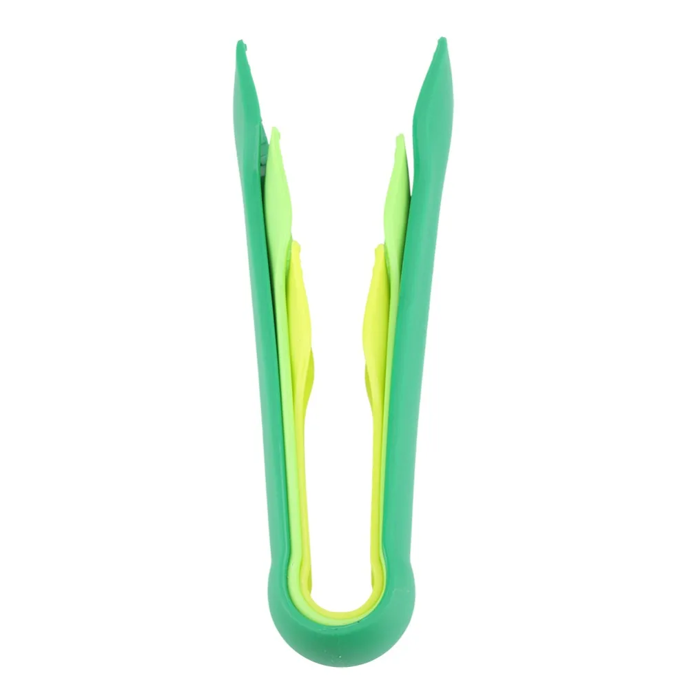 6PCS Durable PP Food Tongs Assorted Size Non Slip Toaster Tongs Heat Resistant Serving Tongs Bread Cake