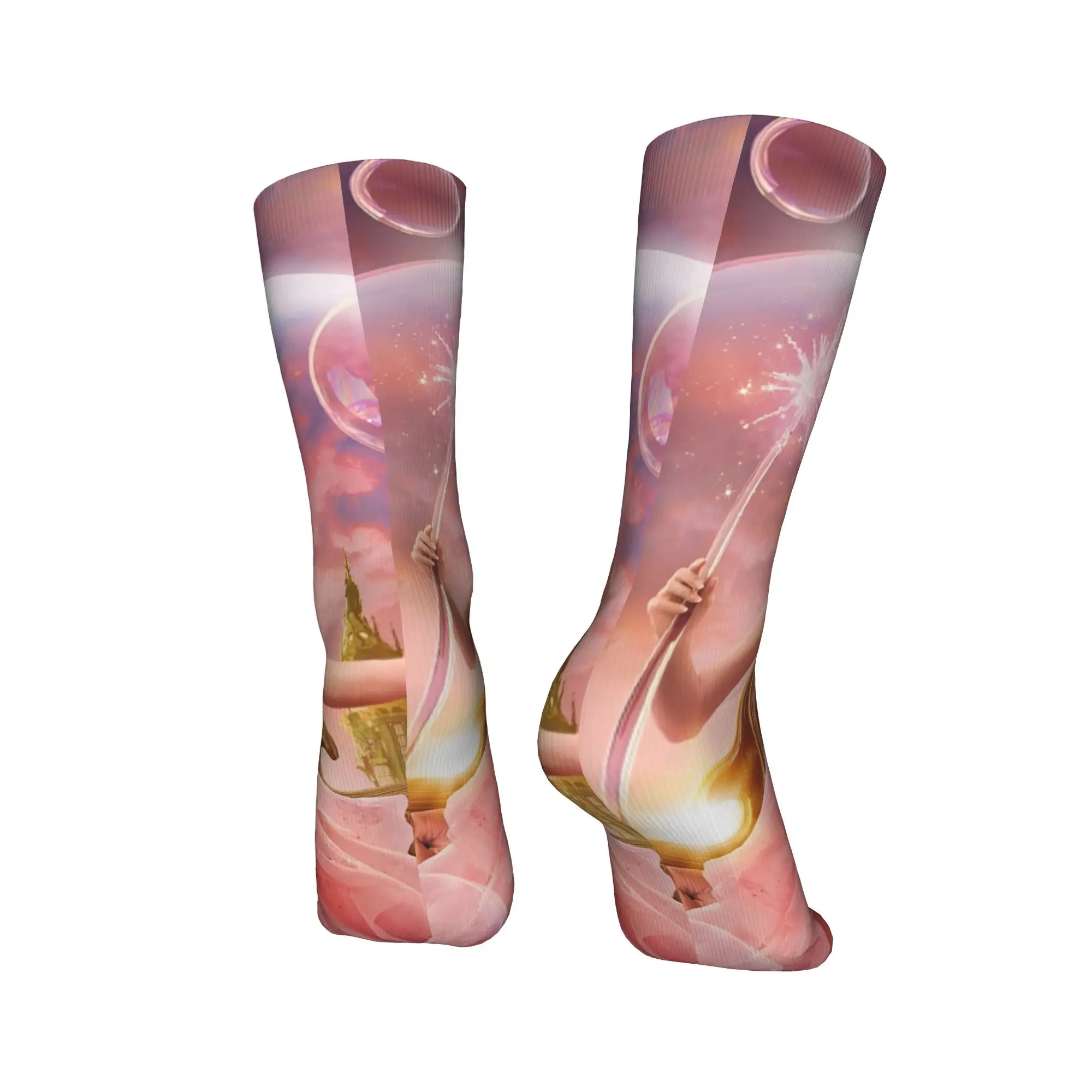 Wicked Elphaba & Glinda Tonal  Stockings Men  Socks Medium Soft Fashion Socks Autumn Climbing Anti Skid Custom Socks Gift Idea