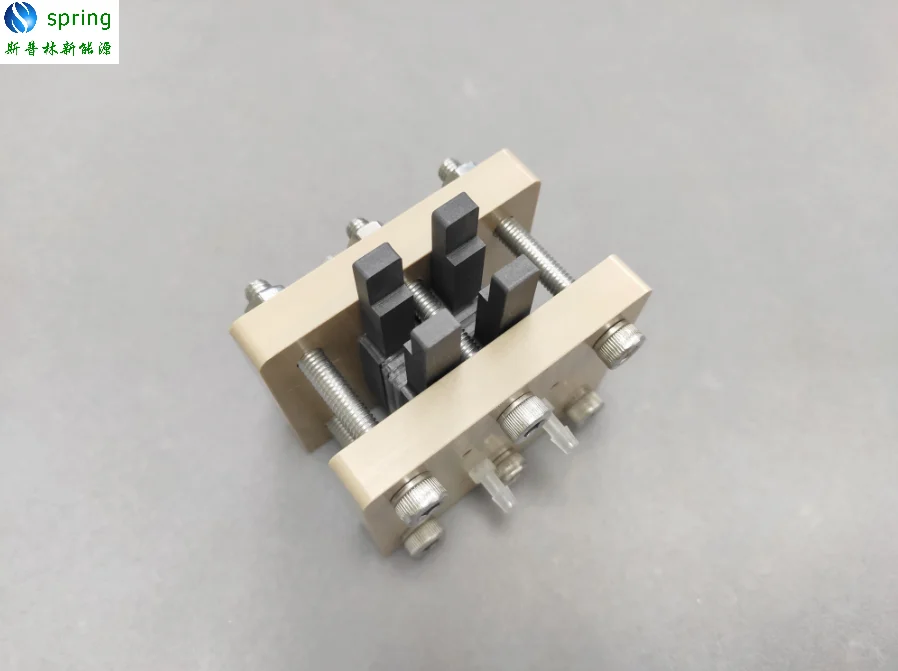 Imagem -03 - Dispositivo de Teste de Bateria de Fluxo de Líquido Fluxo de Líquido de Vanádio Molde Experimental Resistente à Corrosão Canal Duplo fa