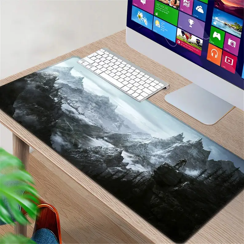 Gaming Desk Pad Large(3 Patterns),Valley Eagles Gaming Mouse Pad XXL,Dragon Gamer Desk Matt For Desktop, Gaming Desk Decorations