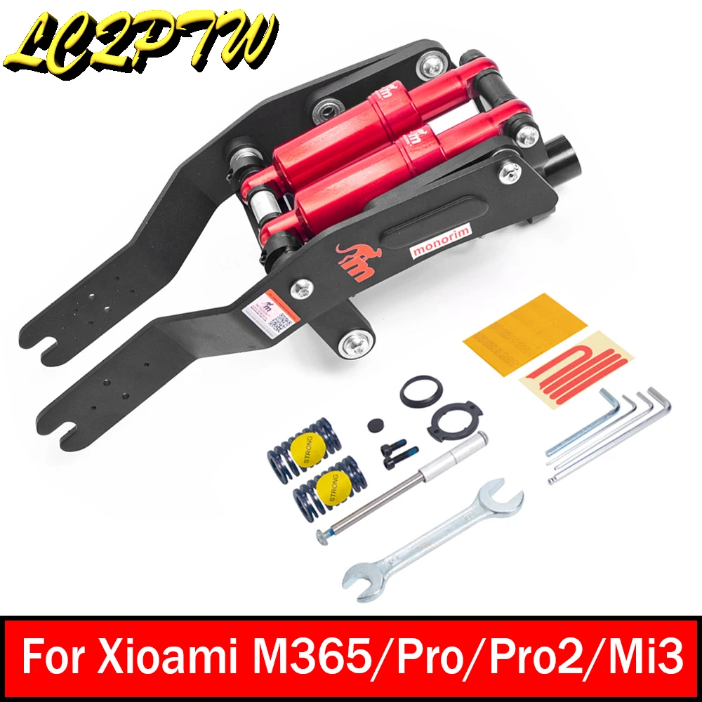 

Monorim DM0 Dual Front Suspension Shock Absorber Kit for Xiaomi M365/Pro/Pro2/1s/Es/Mi3 E-Scooter Anti-Shake Group Modifted Part