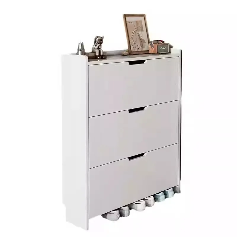 

Tipping bucket shoe cabinet, large-capacity integrated door cabinet at home entrance, simple shoe rack