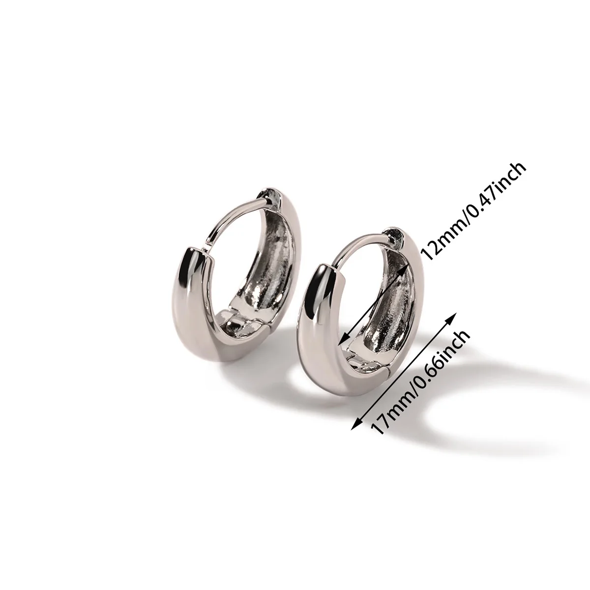 Klassieke hoepeloorbellen voor dames meisjes goudkleurige dikke roestvrijstalen oorbellen 2026 trend nieuw in minimalistische oorsieraden Aretes