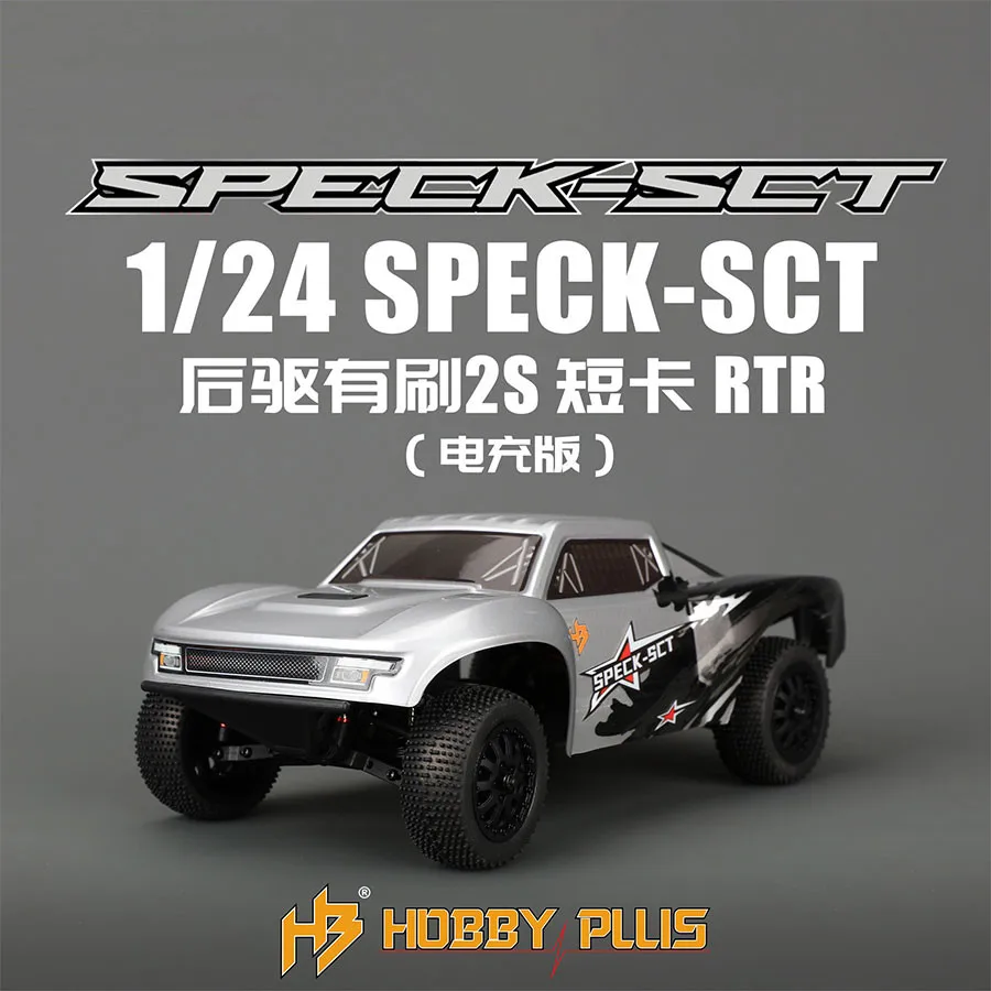 Hobby Plus 1/24 Speck Sct Rc Car 2S Brushed Brushless 2Wd Short Course Truck Rtr Off Road Electric Vehicle