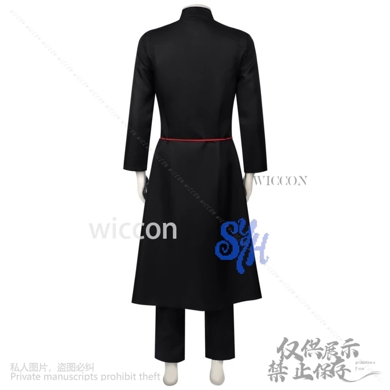 Picture 6: Jinu Boy Group Sajaboys Cosplay Anime Movie Kpop Demon Handsome Uniform Vampire Goth Punk Long Coat Korea Idol Halloween Suit