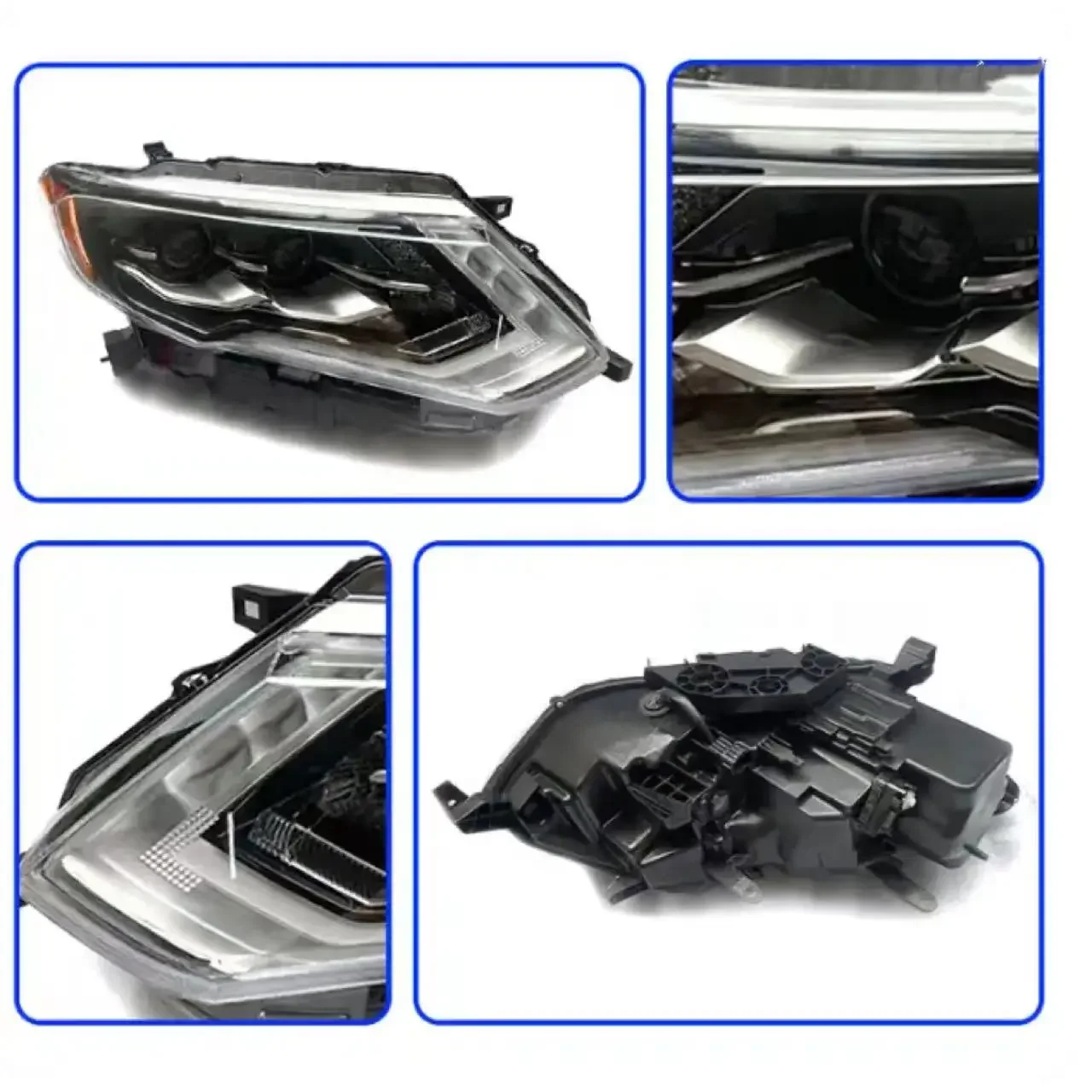 American Version Car Headlights 26060-6FV5C 26010-6FV5C for Nissa-n T32gr Rogue X-Trail T32 2014