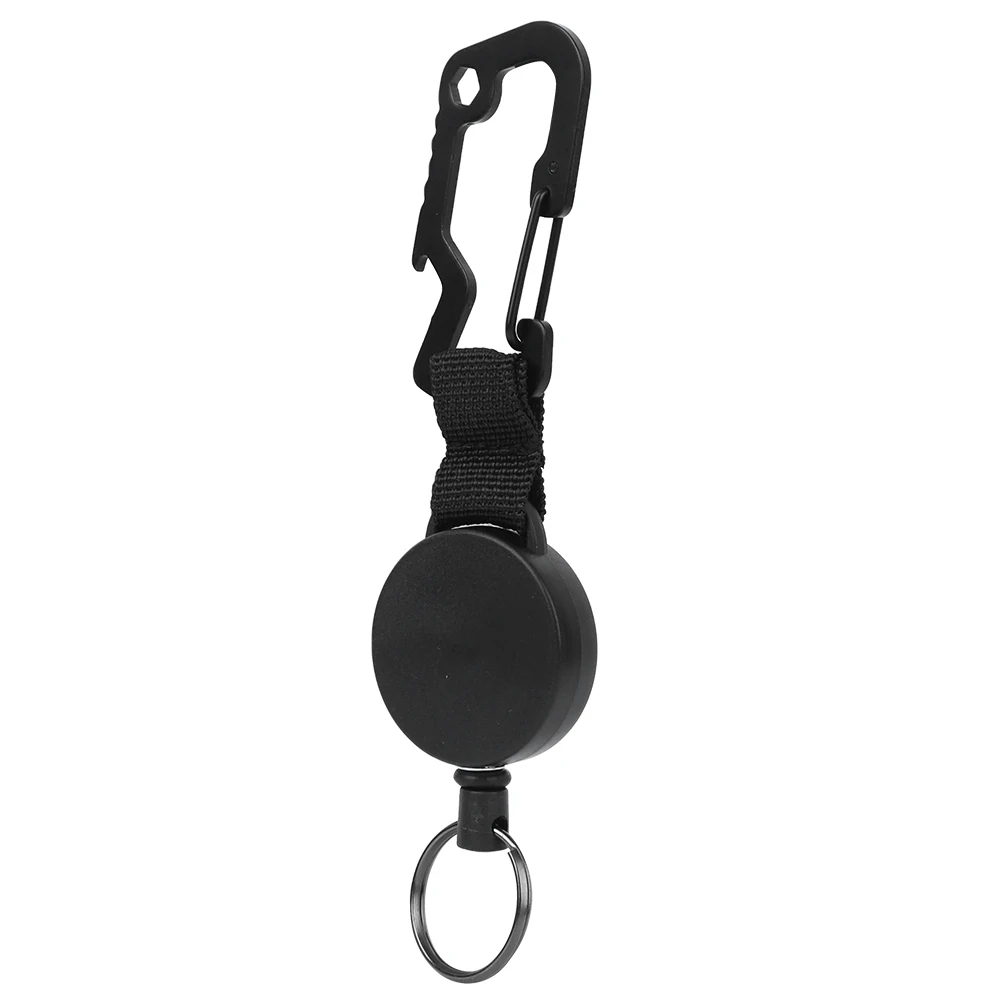 

Retractable Key Chain Stainless Steel Climbing Carabiner Portable Anti‑lost Buckle