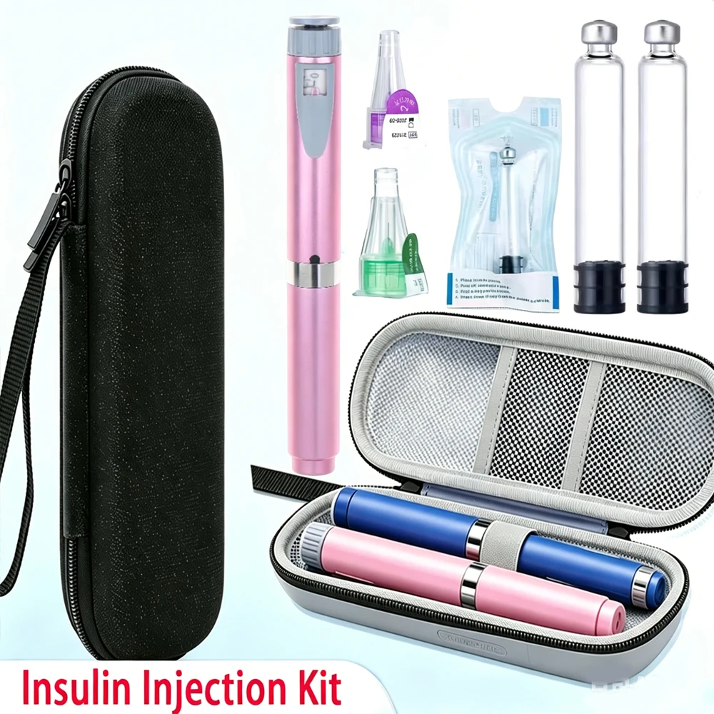Multi-use Precise Dosing Insulin Injector Pen with Box Reusable Peptide Pen 3ml Cartridges Empty Cassette Bottle 6mm Pen Tip