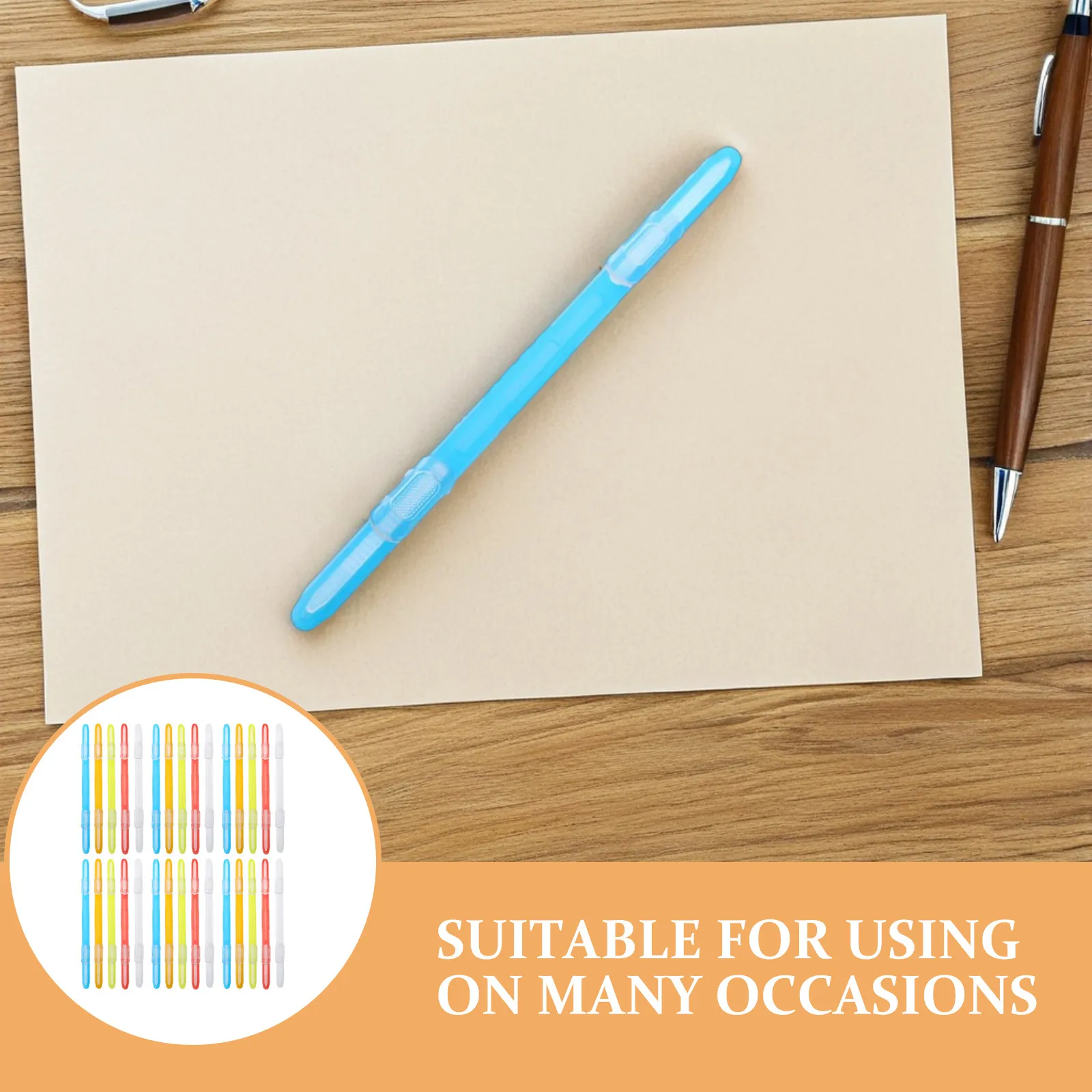 30Pcs Plastic Paper Fasteners Document Fasteners File Organizing Clips Multisheet Binding Loose-Leaf Paper Clamp for Office