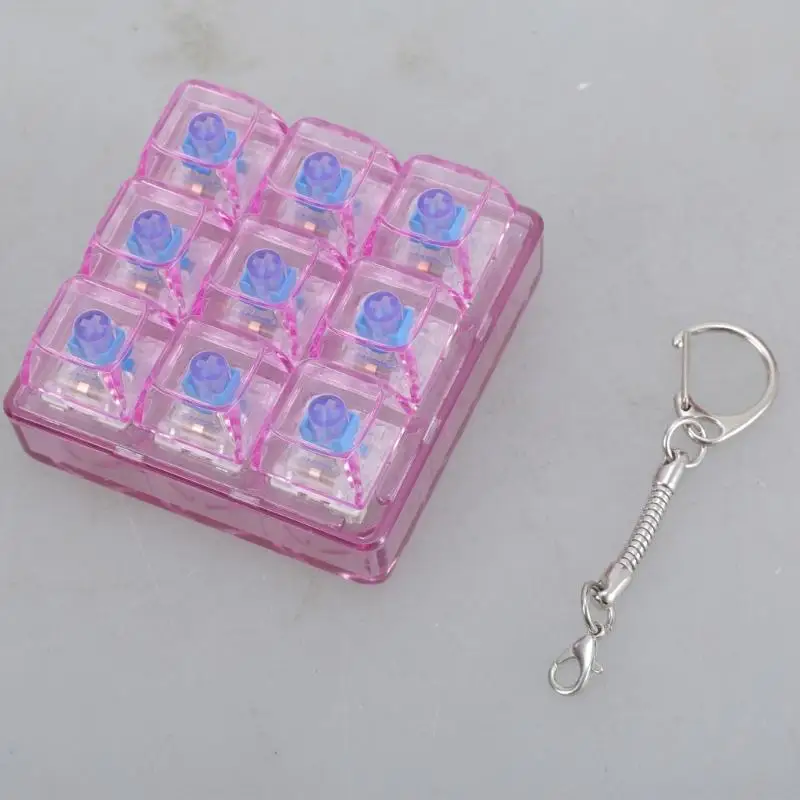 E1PF 9 Axes Mechanical Keyboard Switches Sampler Feature Minimalist No Light Design and Fashionable Stylish Look