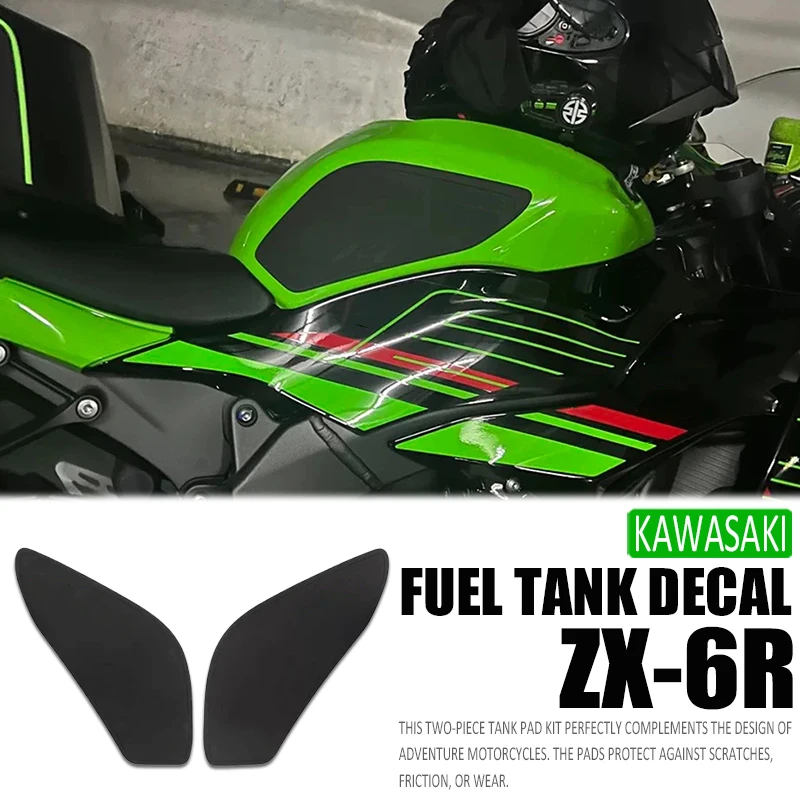 

New Motorcycle Accessories Fuel Tank Pad Anti-slip Side Stickers Tank Pad Kit For Kawasaki Ninja ZX-6R ZX6R zx6r zx 6r 2024