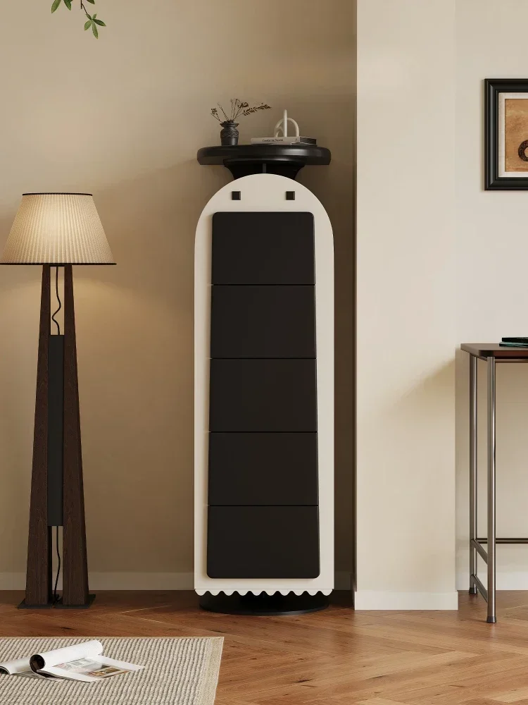 

Robot ultra-narrow chest of drawers living room creative high-thin decorative cabinet
