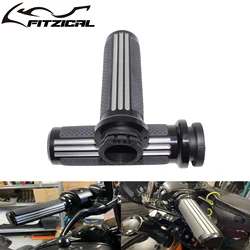 Motorcycle CNC Handlebar Hand Grip 1'' 25mm Handle Bar Grips For Harley VRSC XL XR Dyna Softail Touring Street Glide Sportster