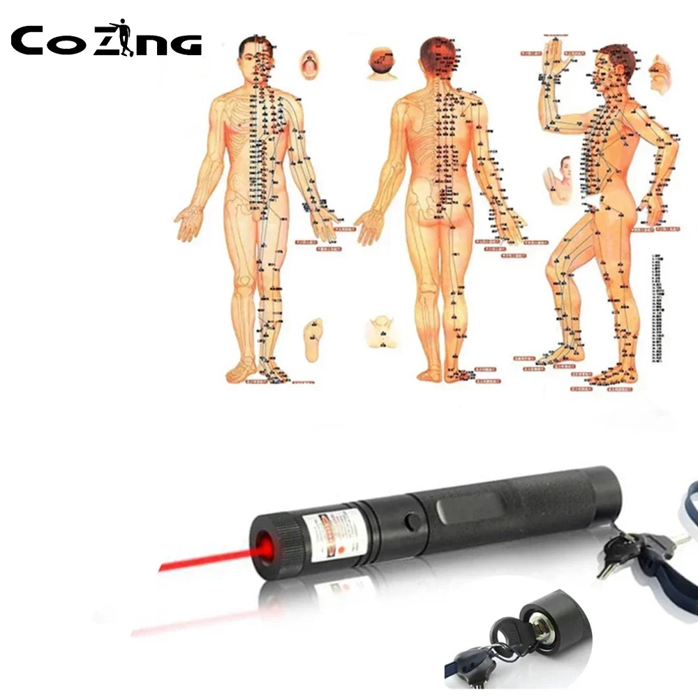 Laser Acupuncture Point Massage Pen Pain Relief Laser Therapy Electronic Meridian Energy Pen Body Head Back Neck Leg Massager