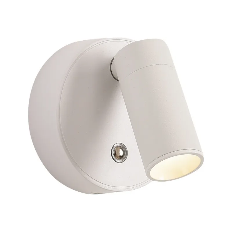 COB Bedside Wall Lamp Magnetic Rechargeable Spotlight Wireless No Punch Reading Light Touch Night Light With Remote Control
