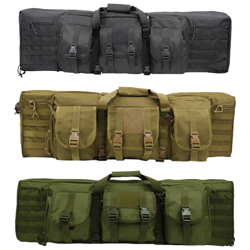 

98cm/118cm/114cm Outdoor Shooting Bag Hunting Equipment Tactical Equipment Campsite Air Gun Protector Multifunctional CS Bag