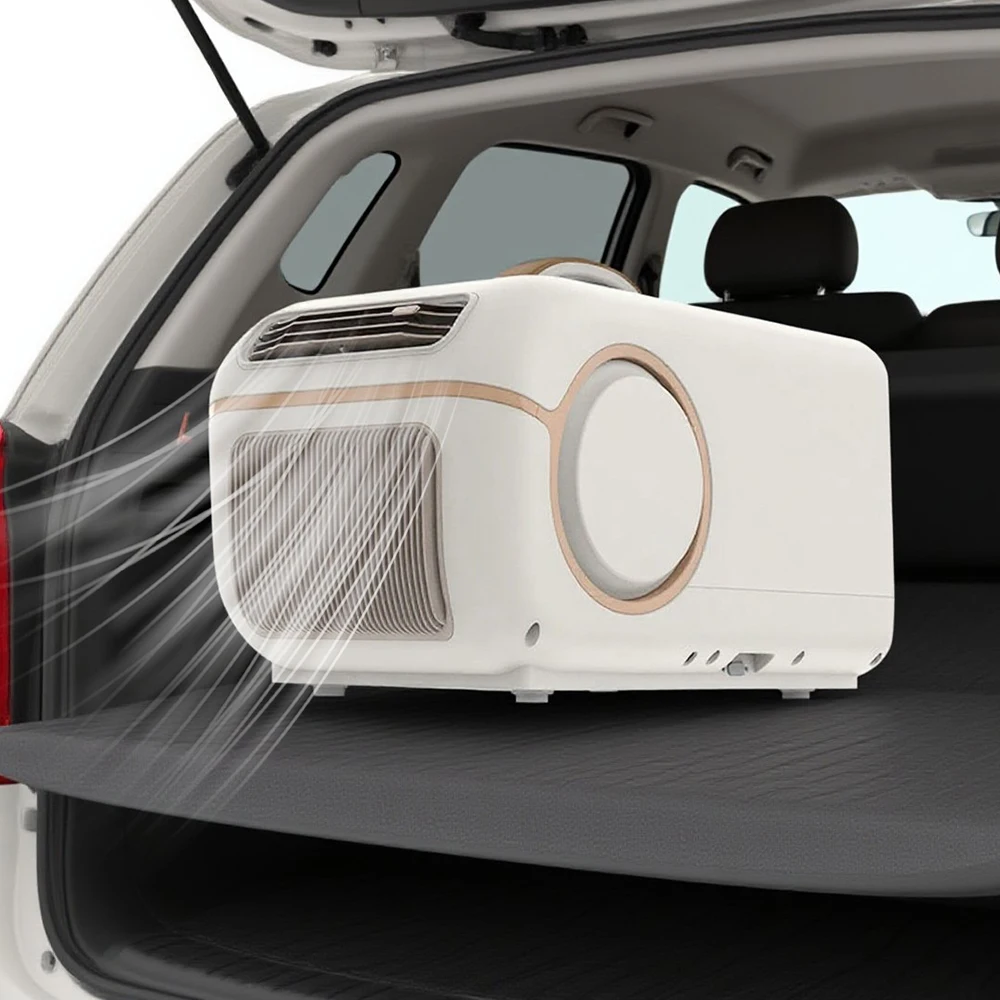 12v/24V Car Mounted New Popular Product, Portable Outdoor air Conditioner with Dual-mode Portable Cooling and Heating System