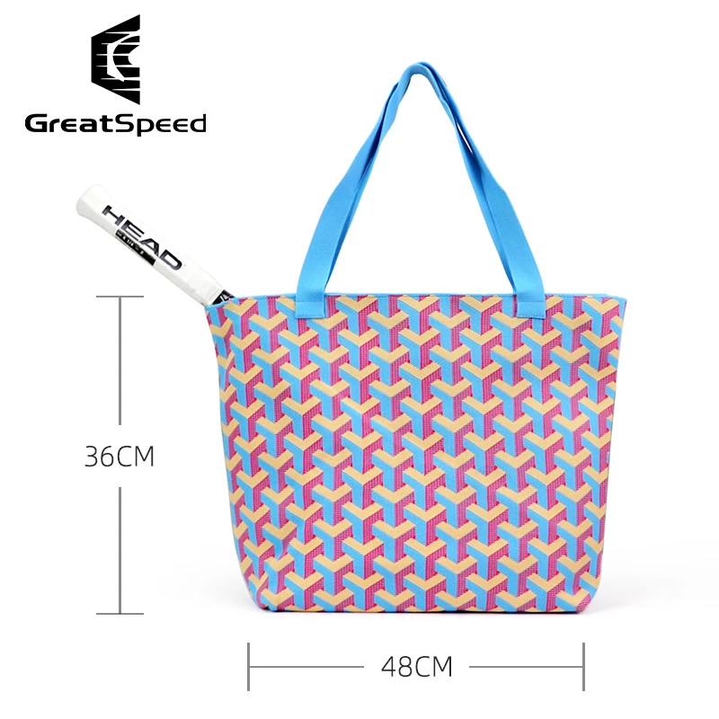 2025 Girls Women Fashion Tennis Racquet Bag Squash Padel Pickleball Badminton Tennis Tote Bags High Quality Adult Tennis Handbag