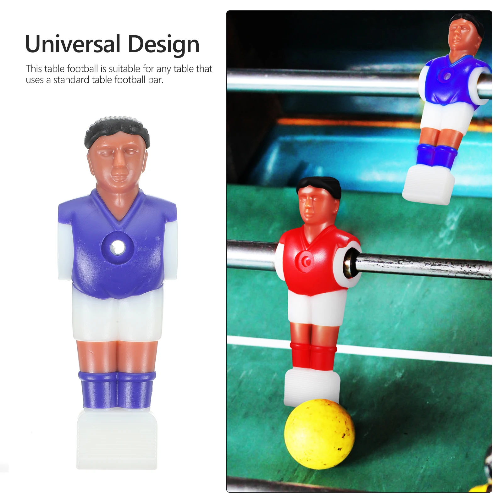 

6 PCS Football Table Figures Players Replacement Foosball Soccer Replacements Girl