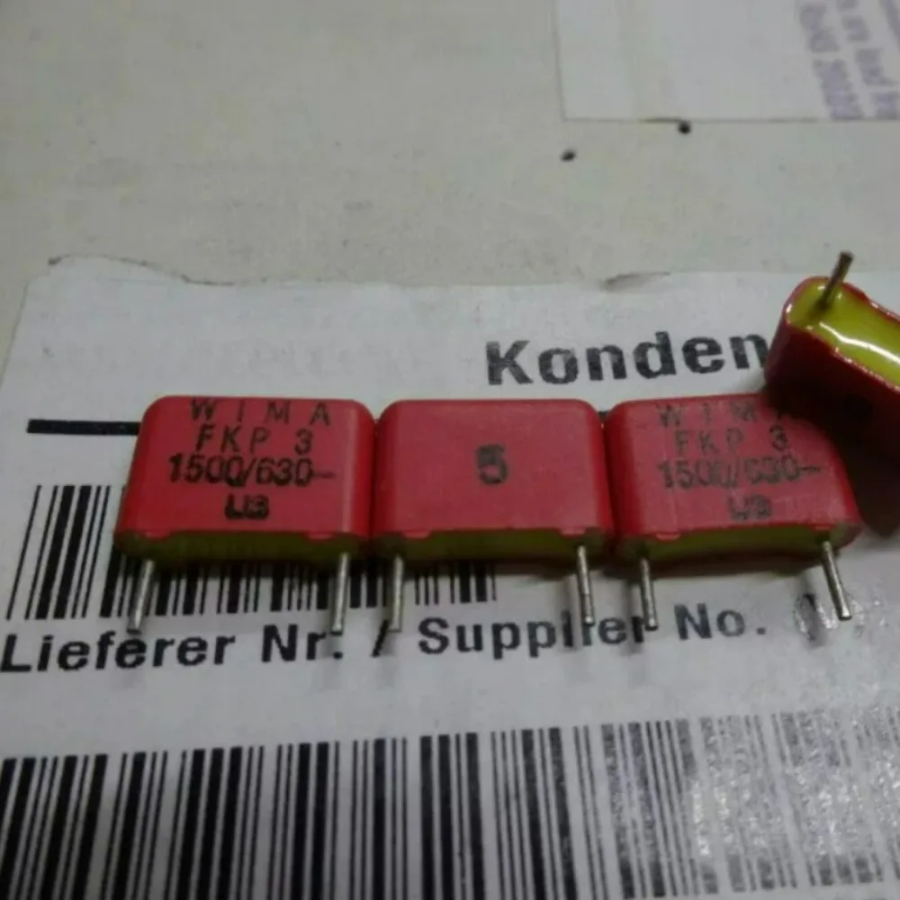 

10pcs/lot FKP3 0.0015uF 630V 1.5nf 1500pf 152 Brand New 10mm Film Capacitor