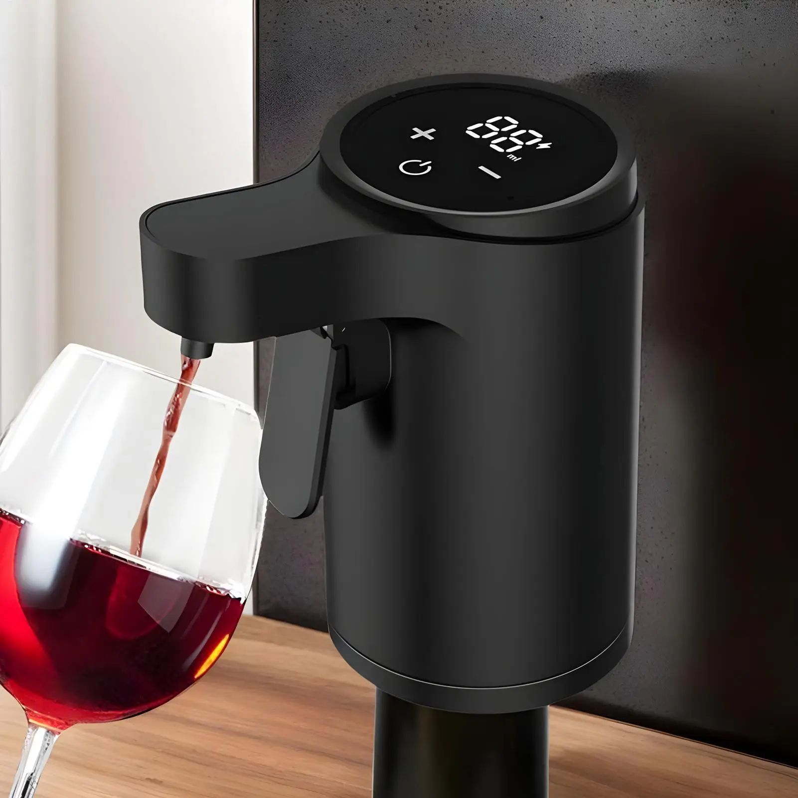 

hot Automatic Wine Dispenser Smart Sensor Wine Pump 4 Modes Touch Screen Digital For Red Wine Whiskey Liquor Electric Decanter