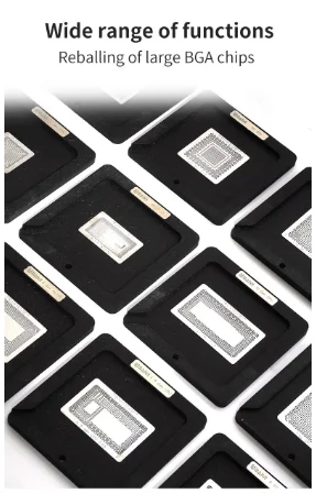 منصة زراعة القصدير DS-201B لجهاز MacBook BGA CPU GPU PCH PMU SMC T1 T2 RMA NAND WIFI رقاقة الطاقة شبكة فولاذية #6