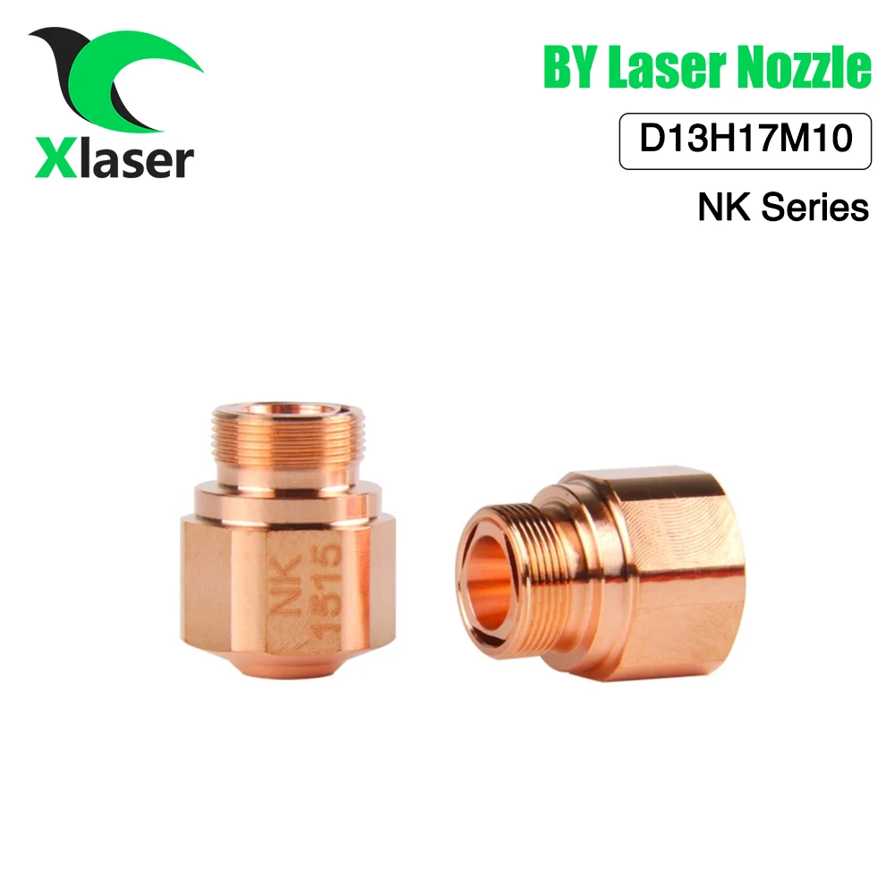 XLaser 10Pcs/Lot Laser Nozzles NK Series D13H17M10 Nozzles High Pressure For Wholesale BY Laser Cutting Machine