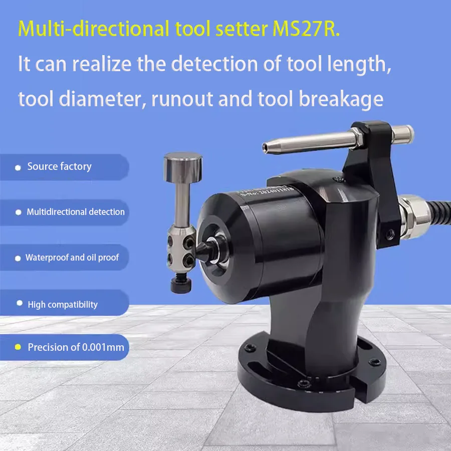 

Multi-directional tool setter for machining center CNC machine tools, broken tool detection, Renishaw TS27R tool setter