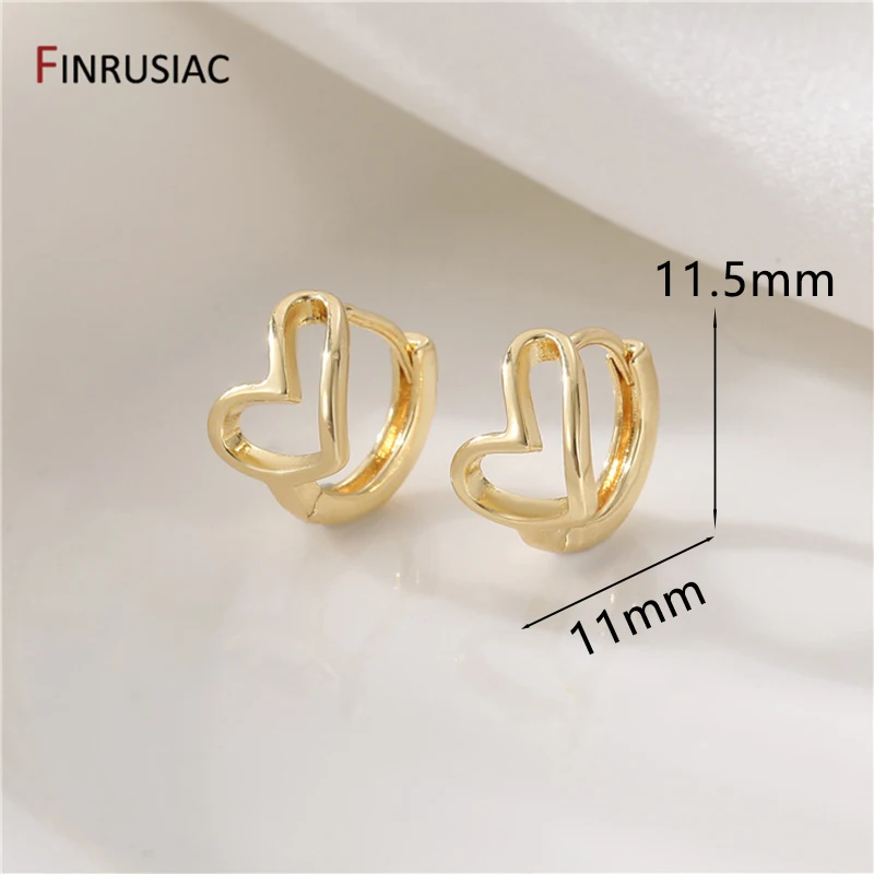 2023 neue Einfache Messing Vergoldet Creolen Für Frauen Trendy Runde Kreis Unisex Ohrring Partei Schmuck – Detail 5