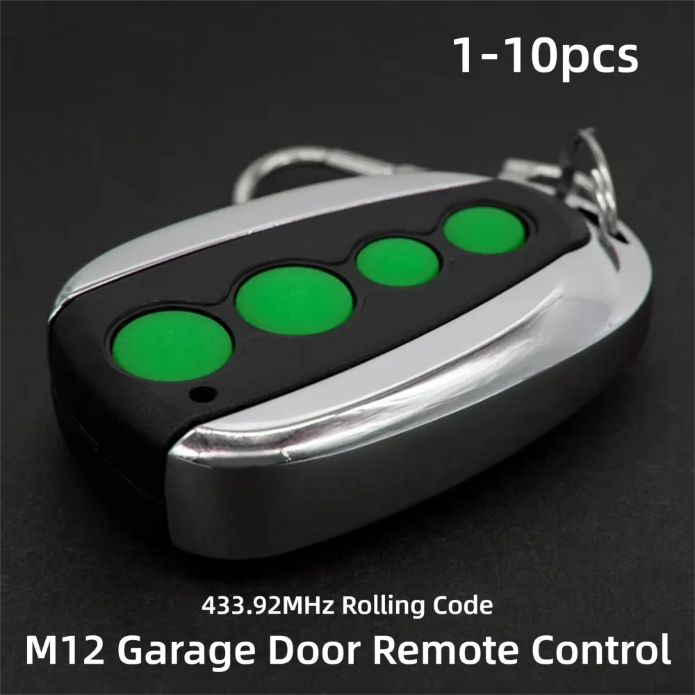 

1/2/3/5/10pcs TOPENS M12 433.92MHz Remote Control Gate Opener Garage Door Controller
